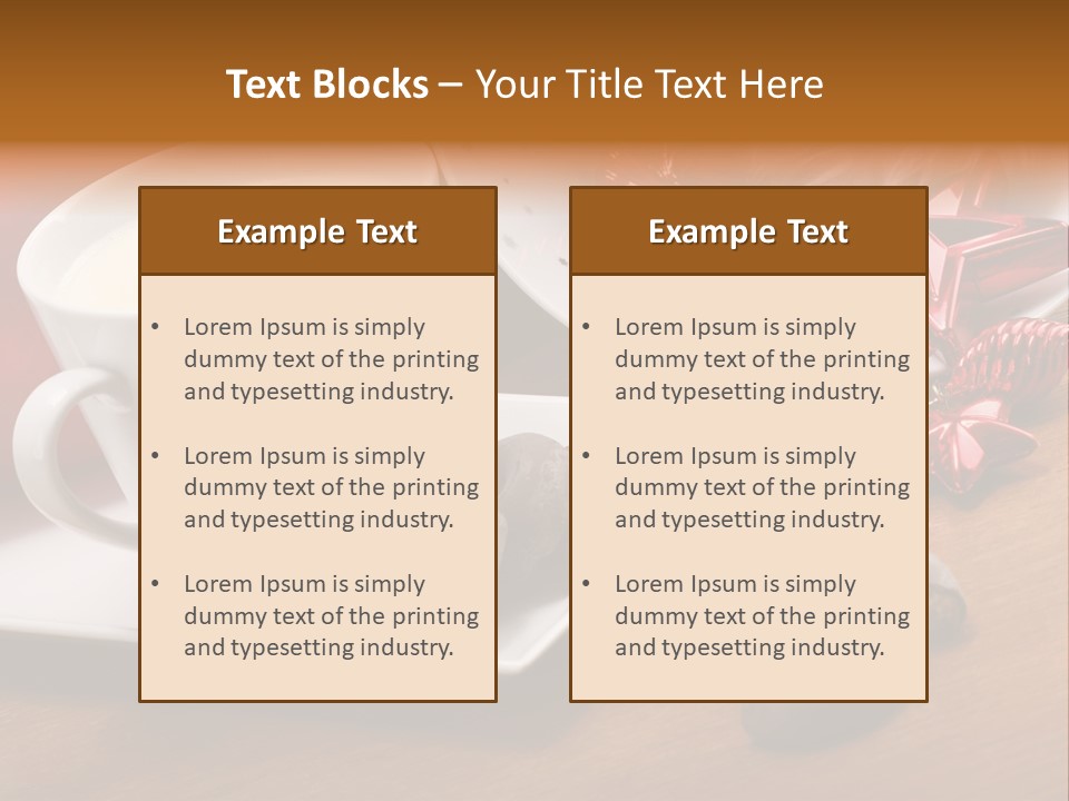 Cup Milk Season PowerPoint Template