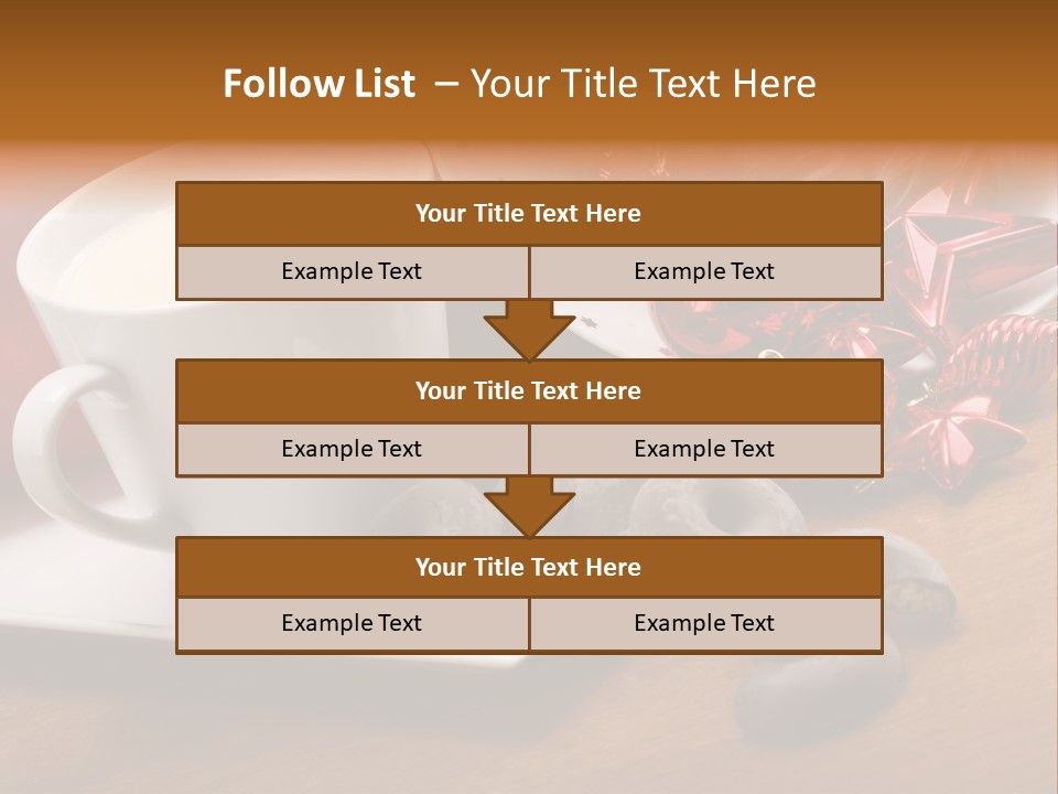 Cup Milk Season PowerPoint Template