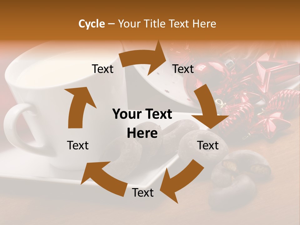 Cup Milk Season PowerPoint Template