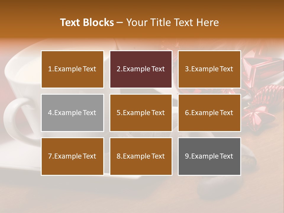 Cup Milk Season PowerPoint Template