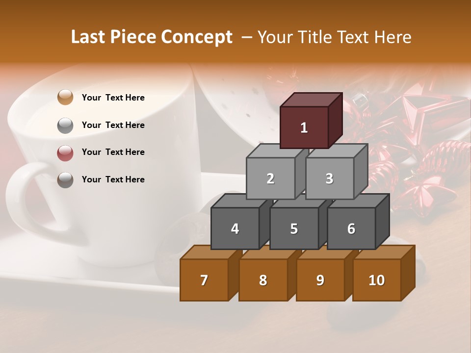 Cup Milk Season PowerPoint Template