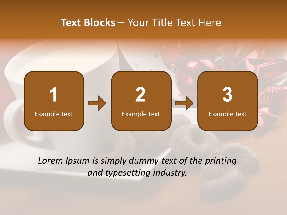Cup Milk Season PowerPoint Template