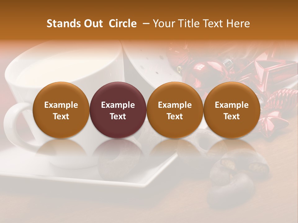 Cup Milk Season PowerPoint Template