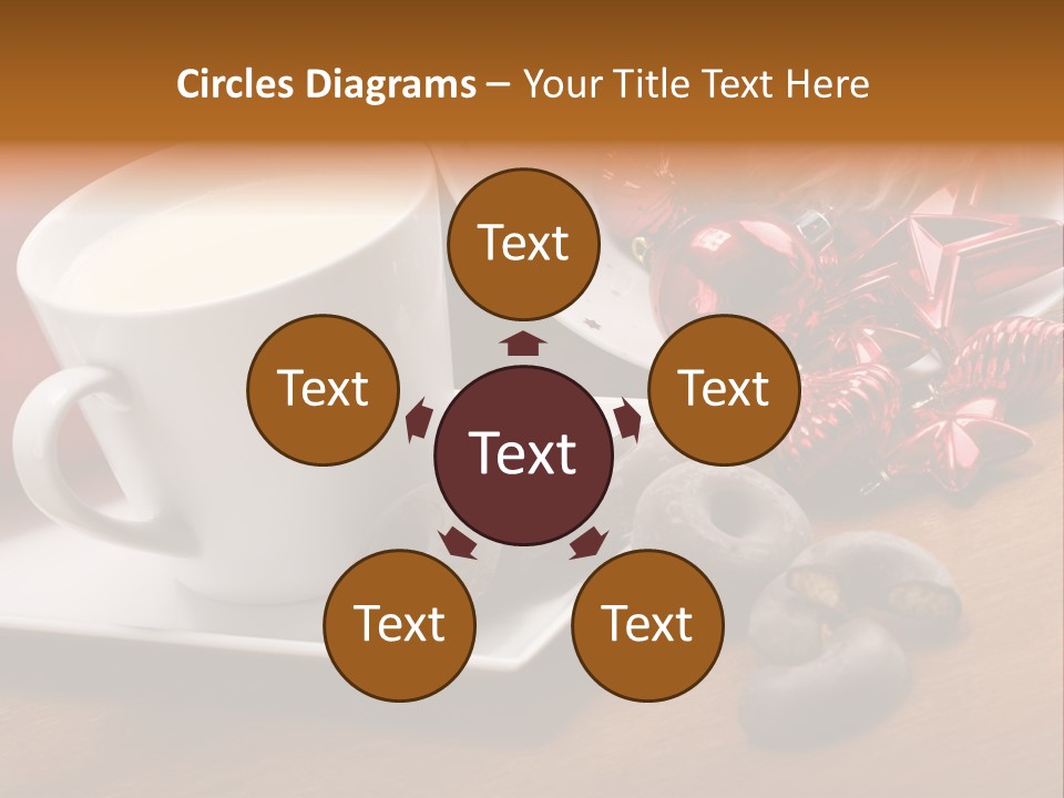 Cup Milk Season PowerPoint Template