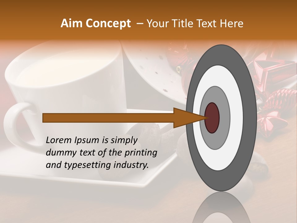 Cup Milk Season PowerPoint Template