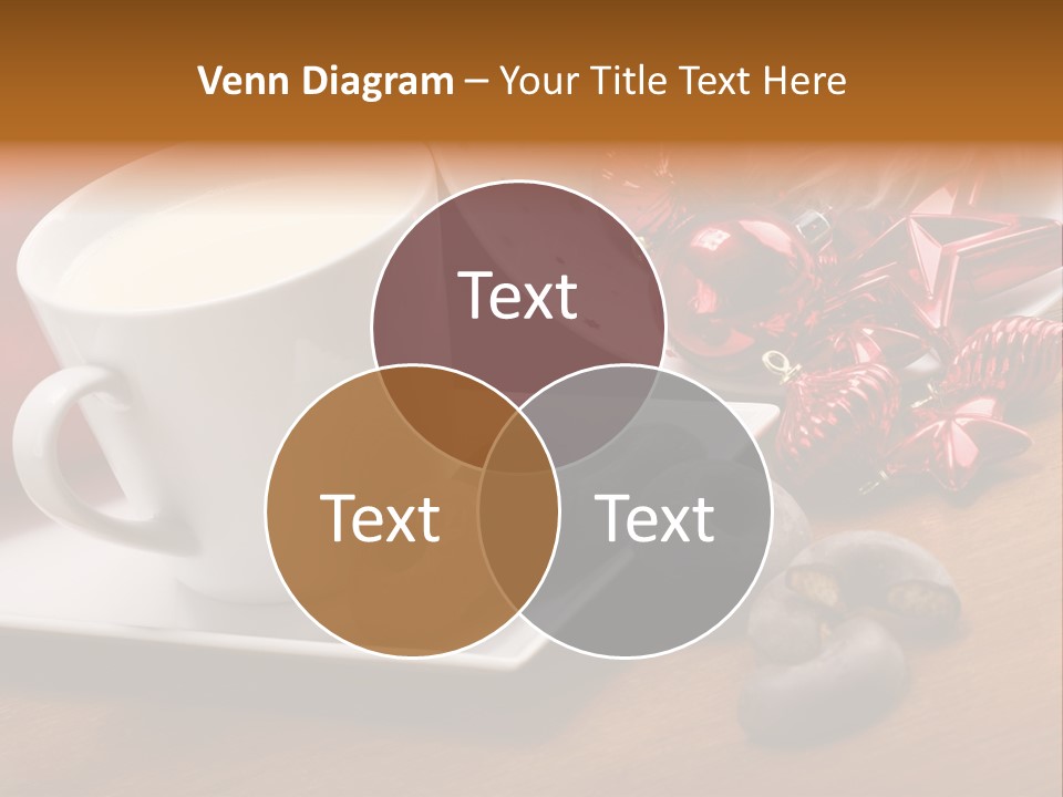 Cup Milk Season PowerPoint Template
