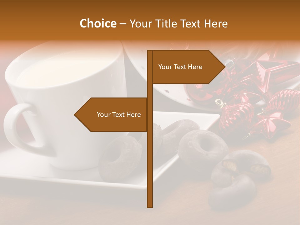 Cup Milk Season PowerPoint Template