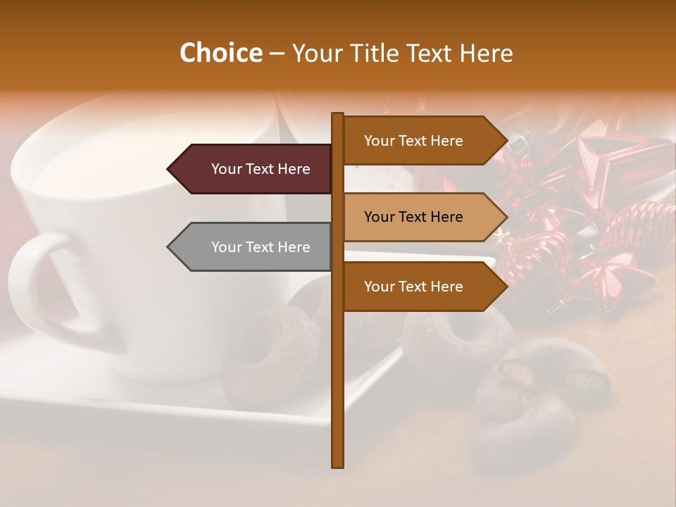 Cup Milk Season PowerPoint Template