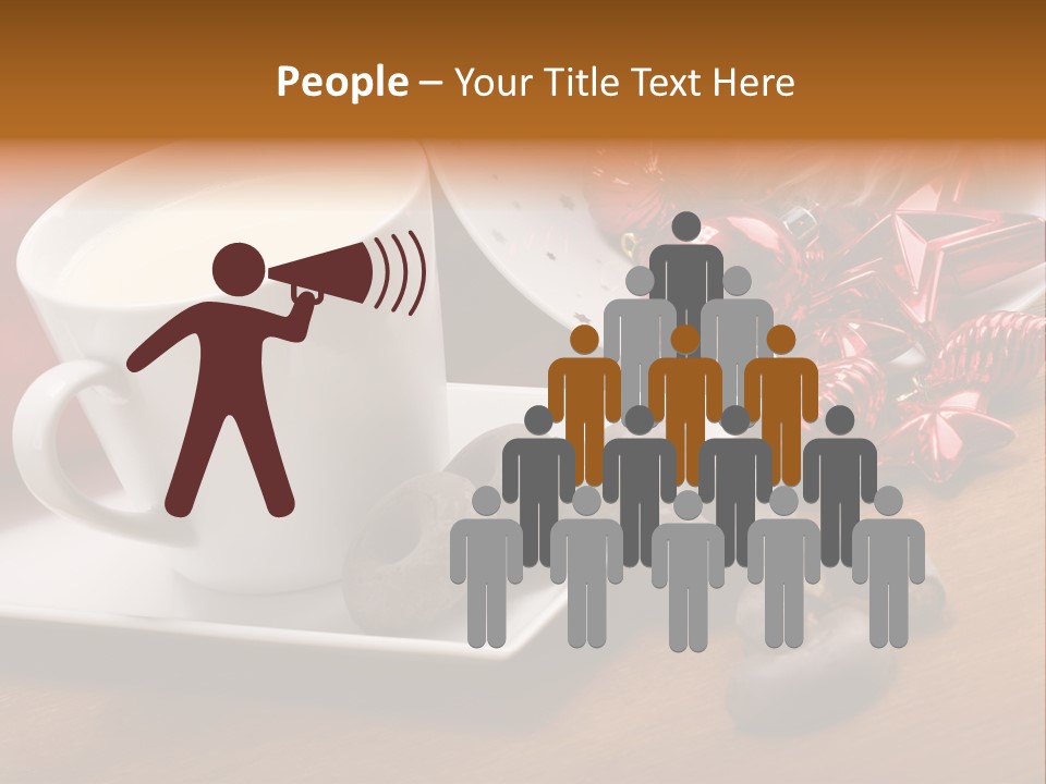 Cup Milk Season PowerPoint Template