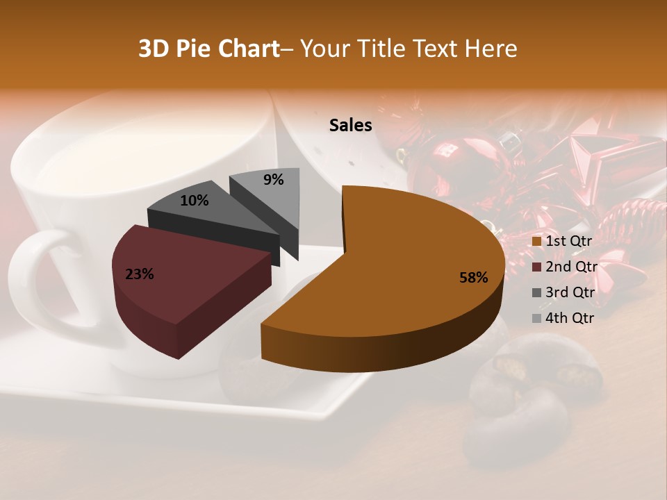 Cup Milk Season PowerPoint Template
