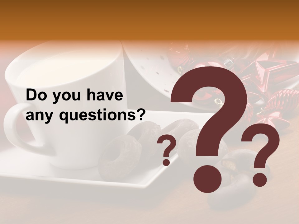 Cup Milk Season PowerPoint Template