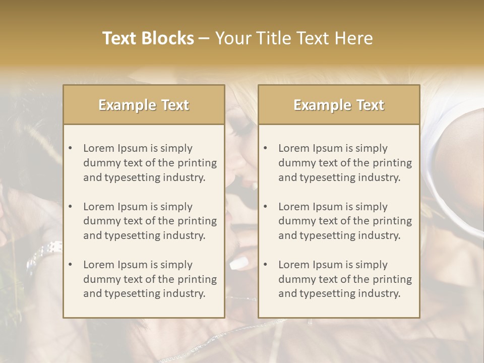 Emotion Healthy Beautiful PowerPoint Template