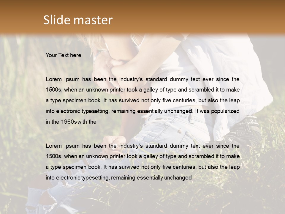 Charm Beauty Serene PowerPoint Template