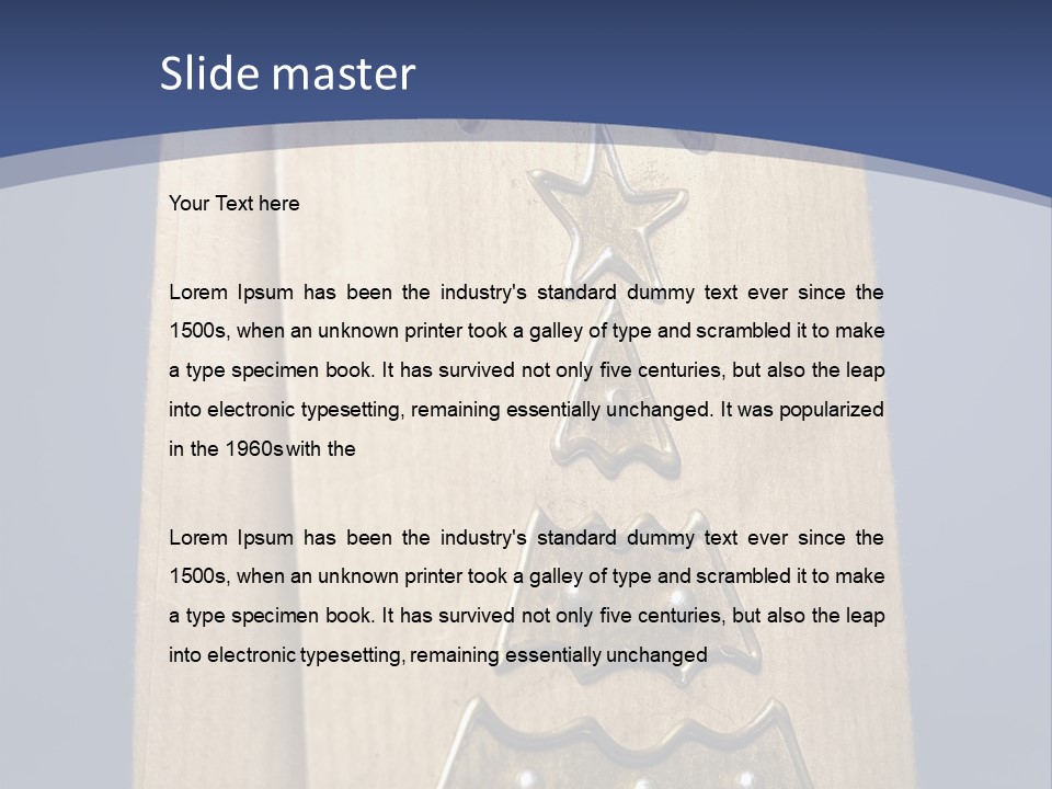 Tree Decoration Present PowerPoint Template