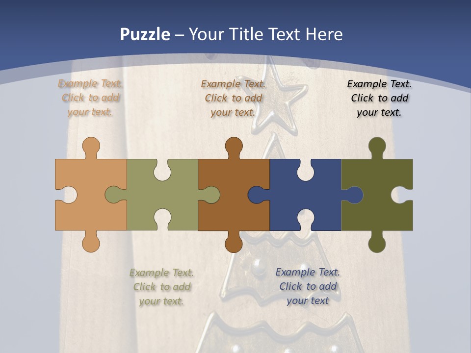 Tree Decoration Present PowerPoint Template