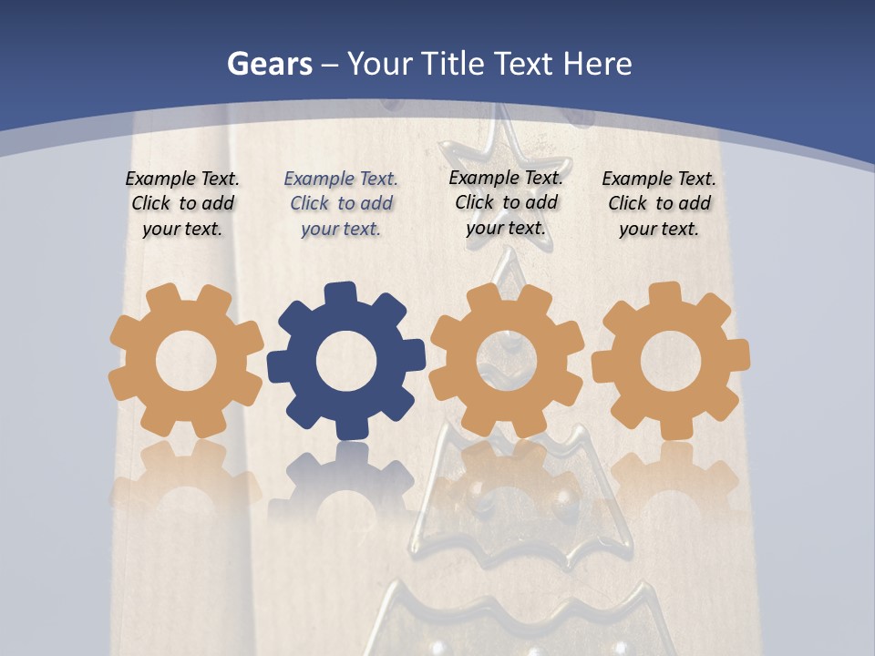 Tree Decoration Present PowerPoint Template