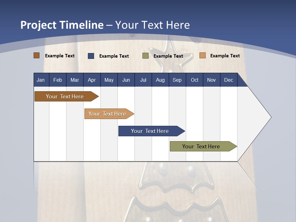Tree Decoration Present PowerPoint Template