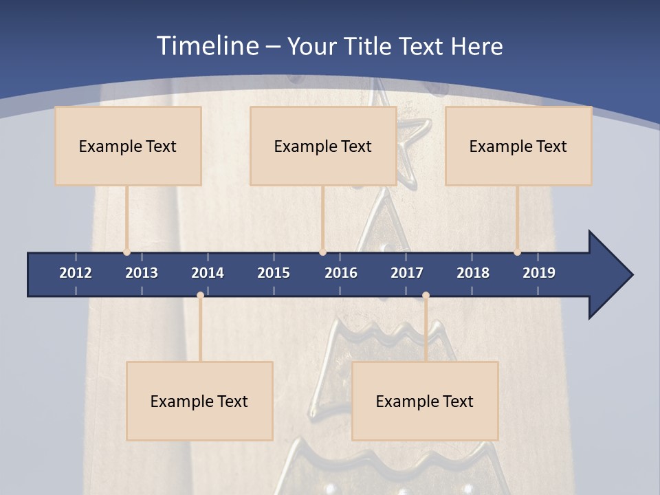 Tree Decoration Present PowerPoint Template