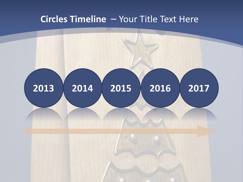 Tree Decoration Present PowerPoint Template