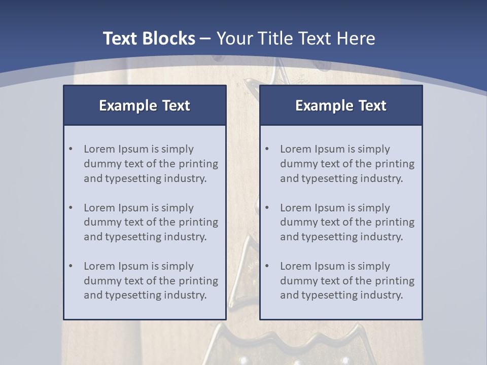 Tree Decoration Present PowerPoint Template