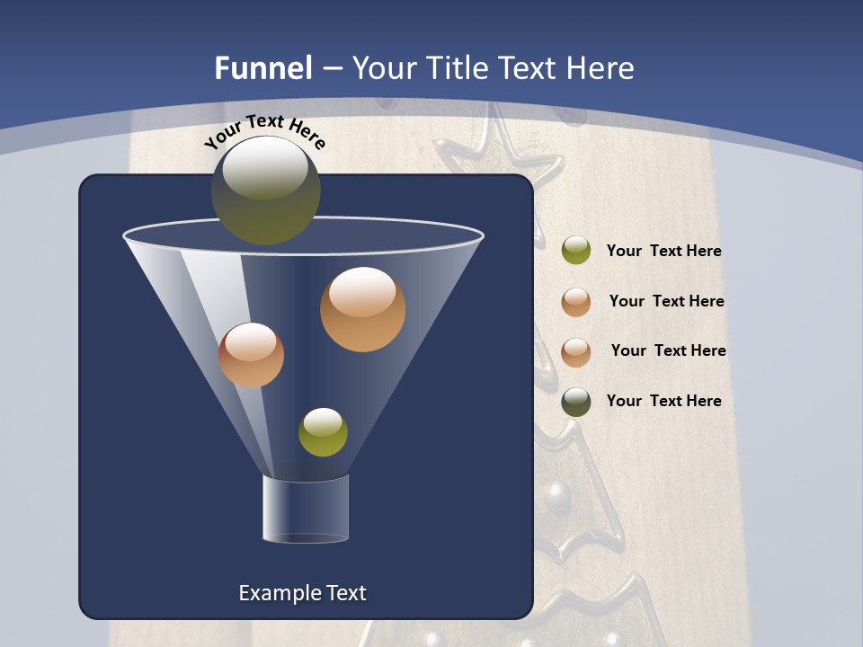 Tree Decoration Present PowerPoint Template