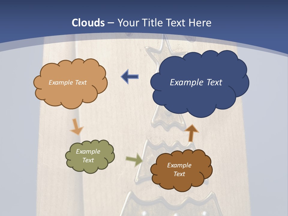 Tree Decoration Present PowerPoint Template