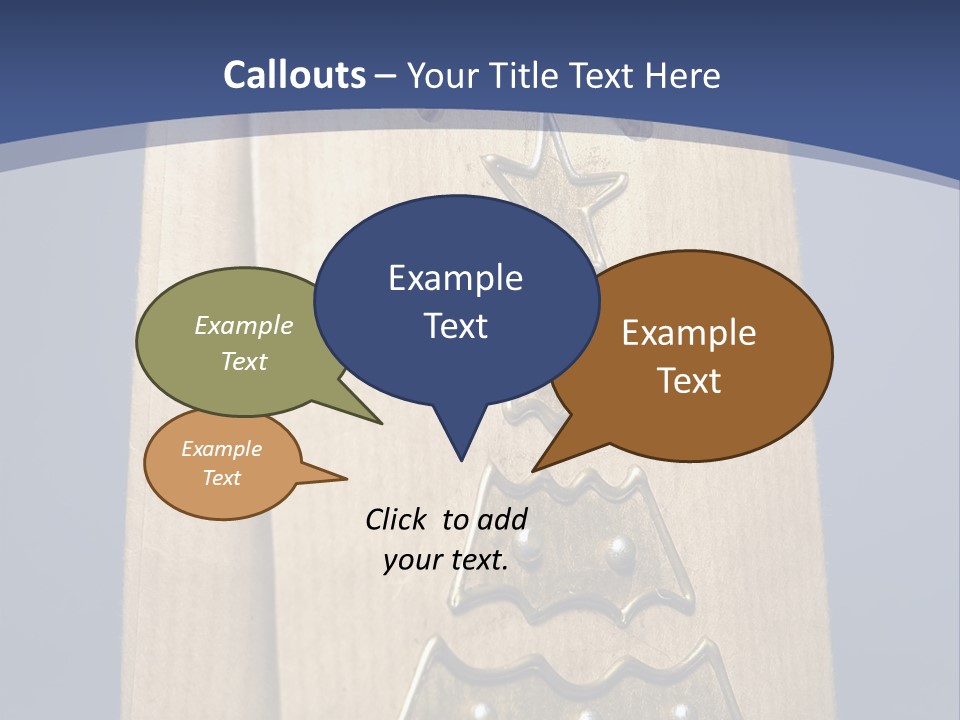 Tree Decoration Present PowerPoint Template