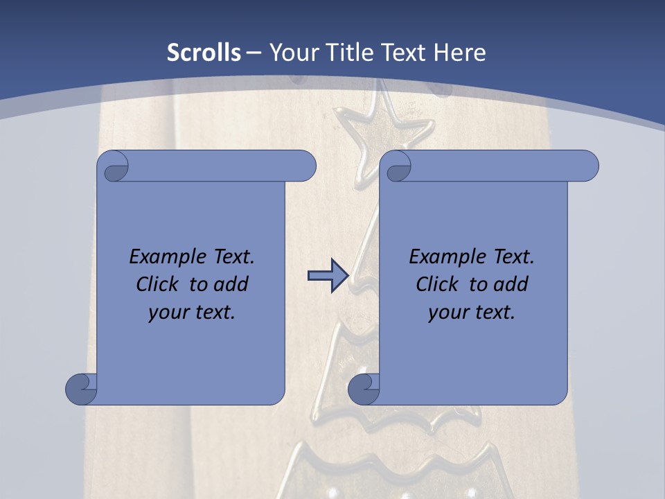 Tree Decoration Present PowerPoint Template