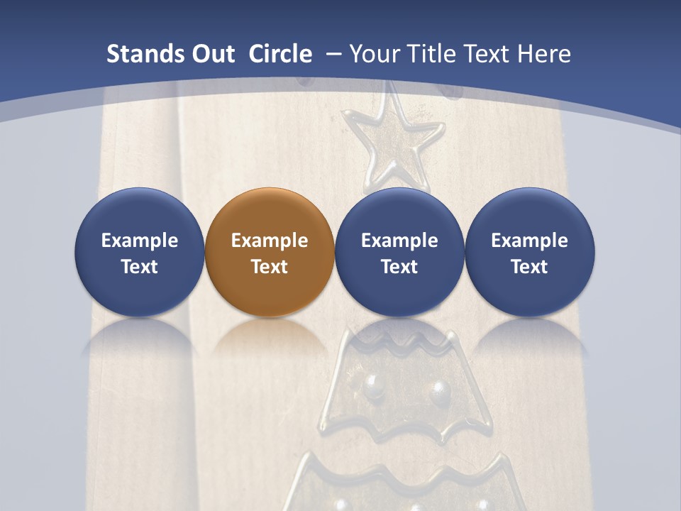 Tree Decoration Present PowerPoint Template