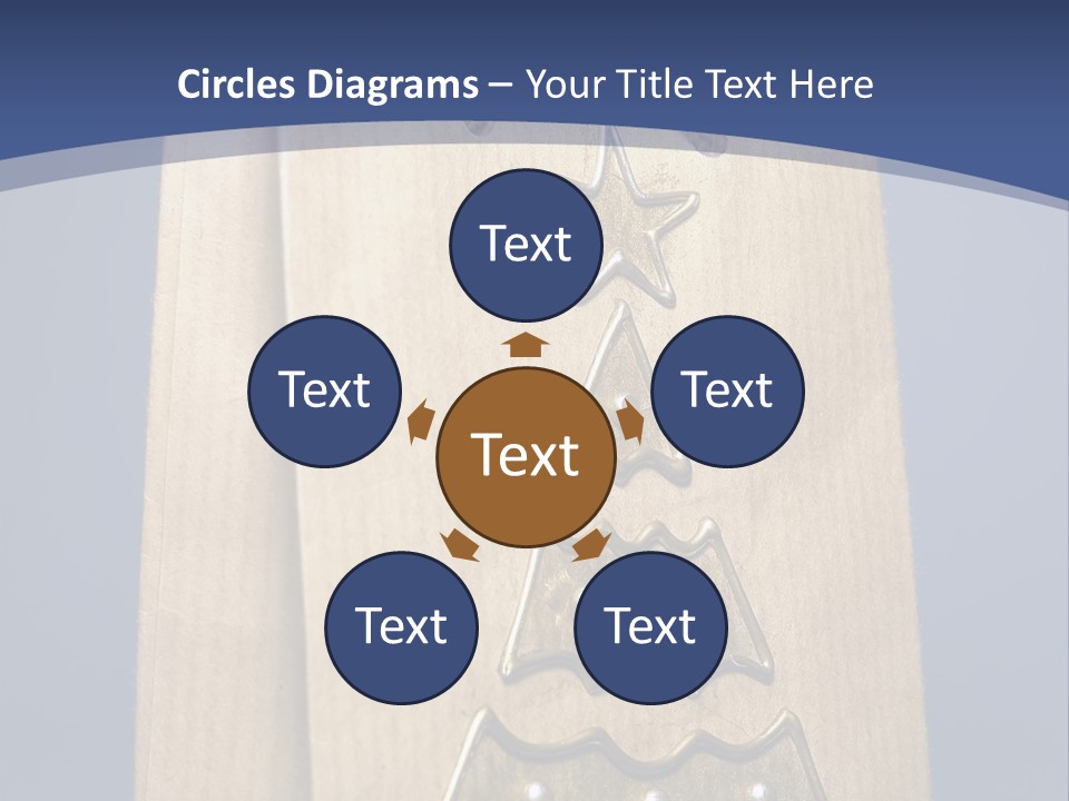 Tree Decoration Present PowerPoint Template