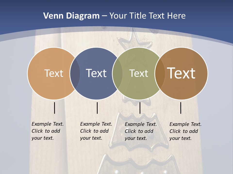 Tree Decoration Present PowerPoint Template