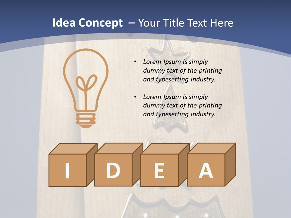 Tree Decoration Present PowerPoint Template