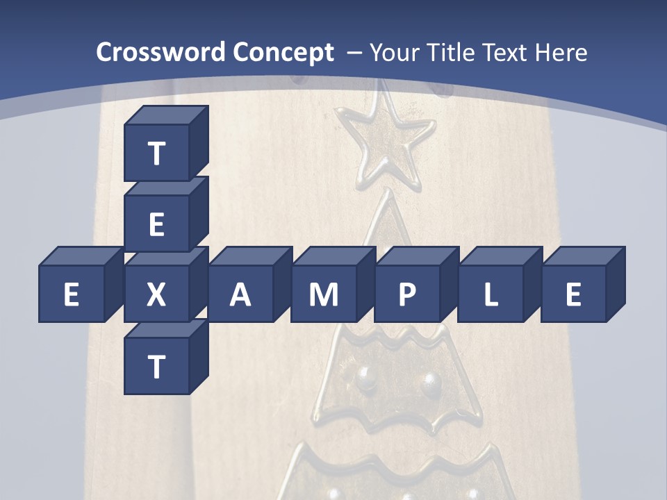 Tree Decoration Present PowerPoint Template