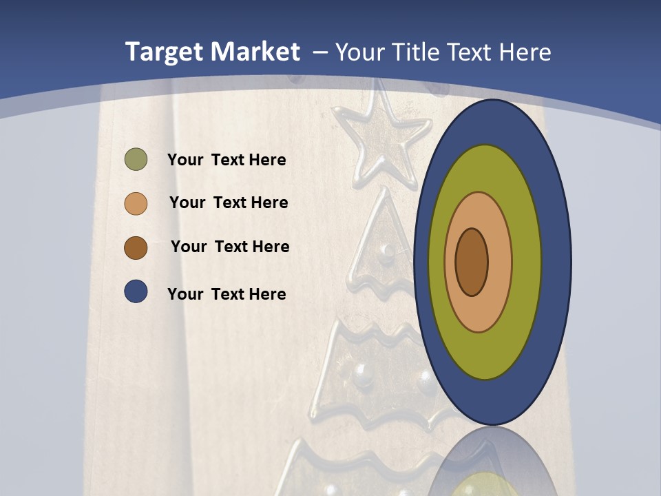 Tree Decoration Present PowerPoint Template