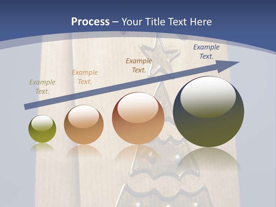 Tree Decoration Present PowerPoint Template