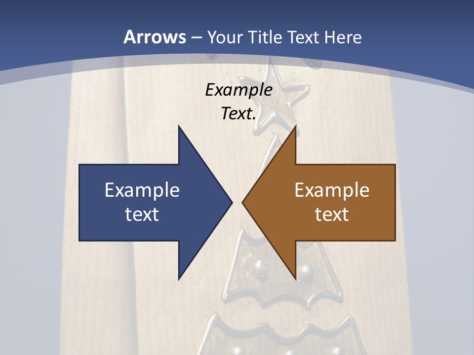 Tree Decoration Present PowerPoint Template