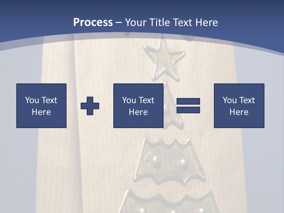 Tree Decoration Present PowerPoint Template