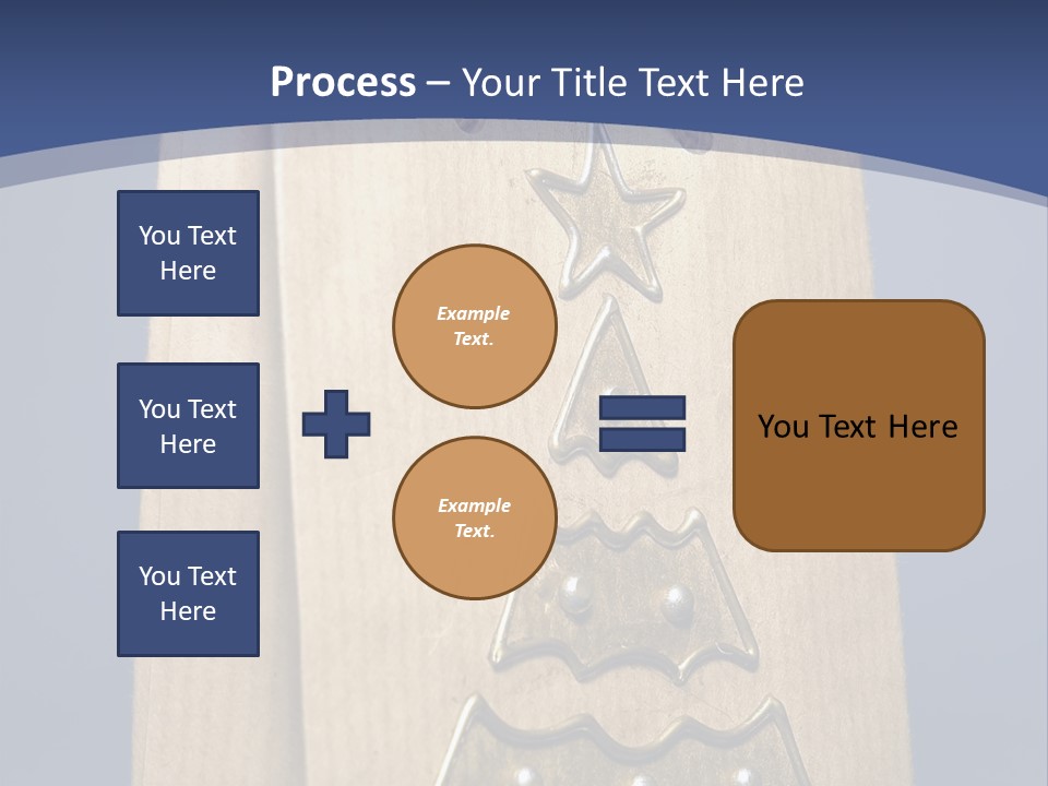 Tree Decoration Present PowerPoint Template