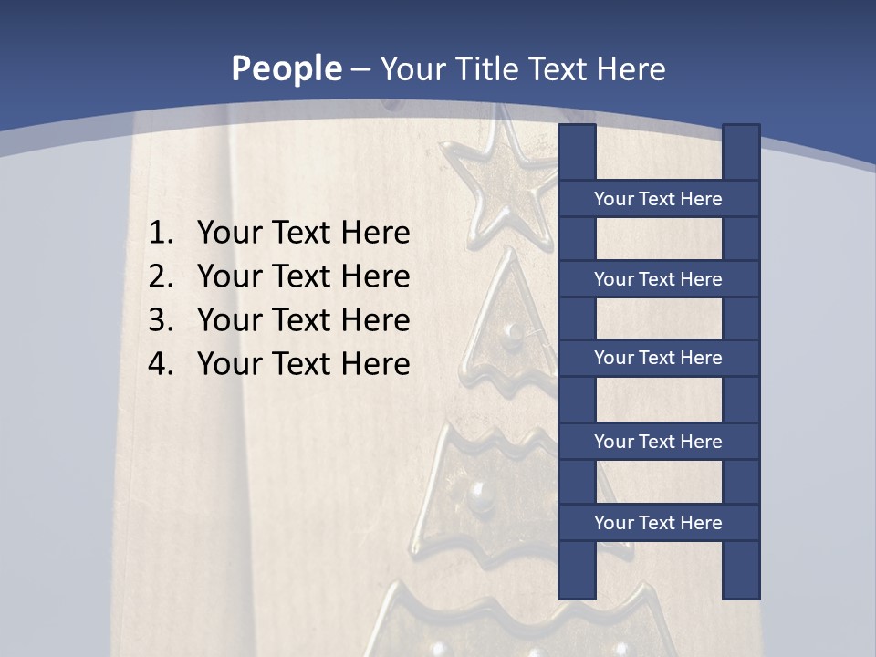 Tree Decoration Present PowerPoint Template