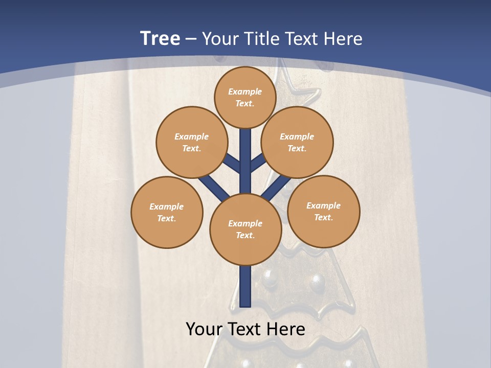 Tree Decoration Present PowerPoint Template