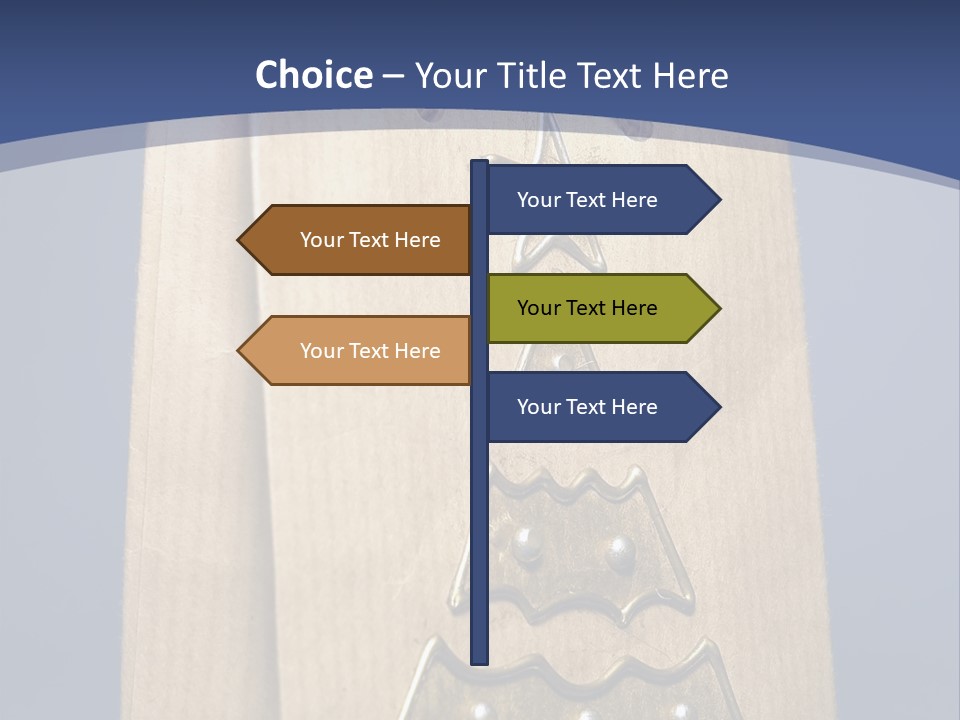 Tree Decoration Present PowerPoint Template
