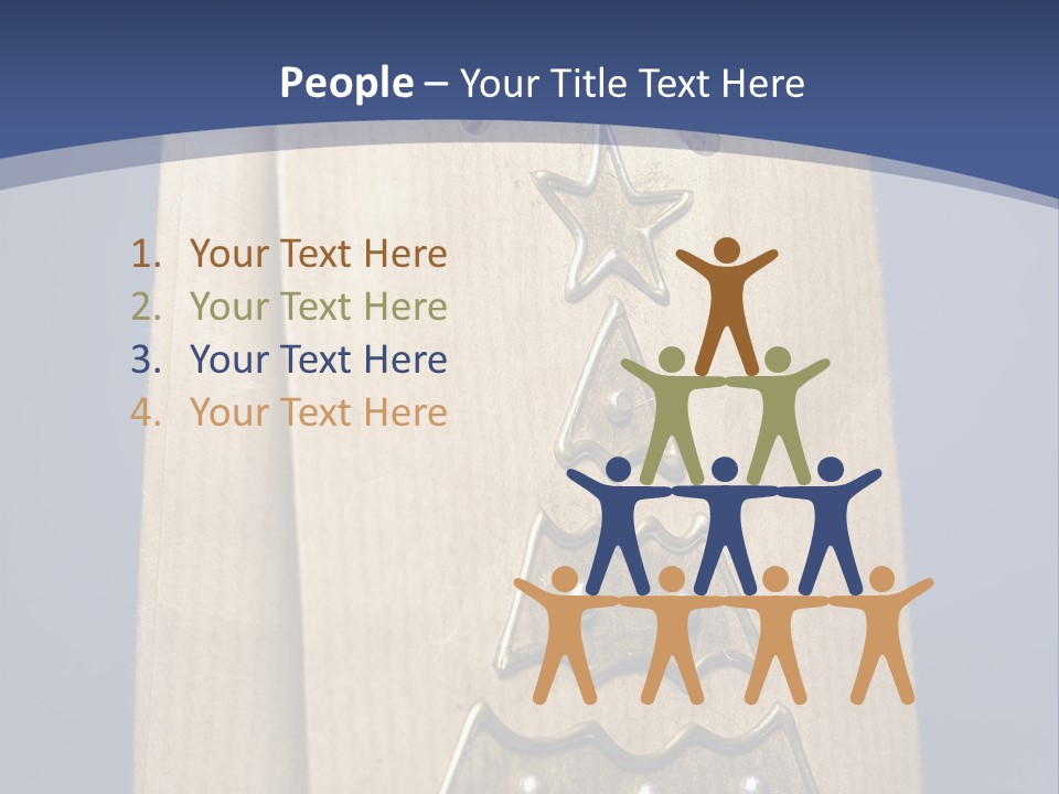 Tree Decoration Present PowerPoint Template