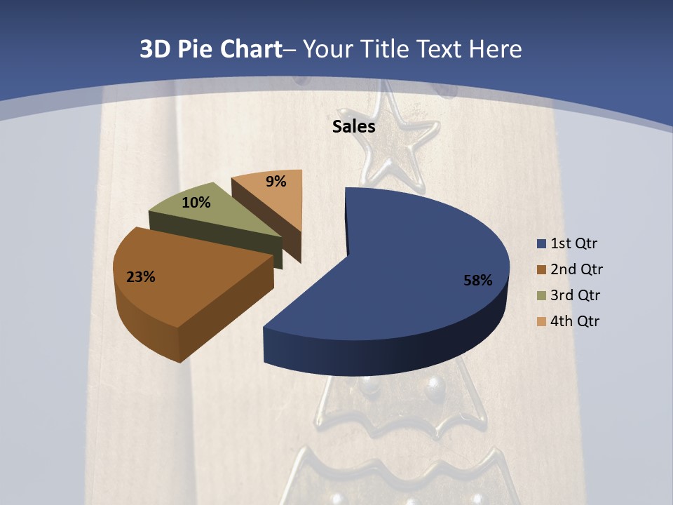 Tree Decoration Present PowerPoint Template