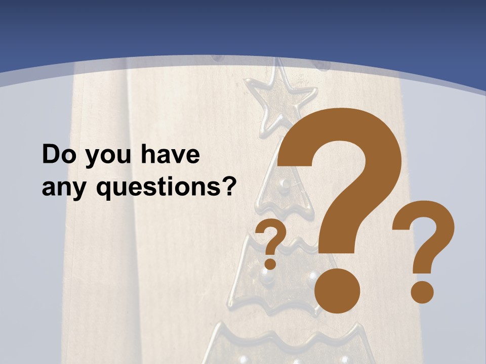 Tree Decoration Present PowerPoint Template