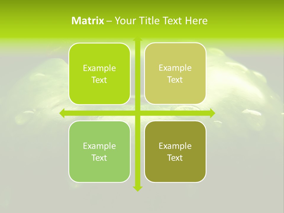 Apple Nutrition Drop PowerPoint Template