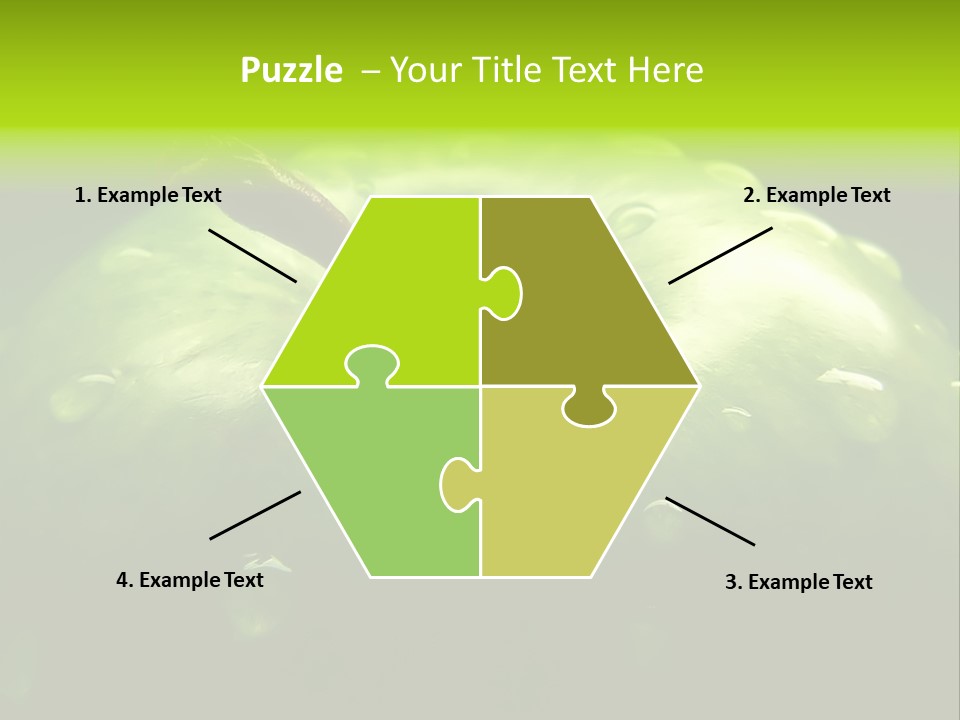 Apple Nutrition Drop PowerPoint Template