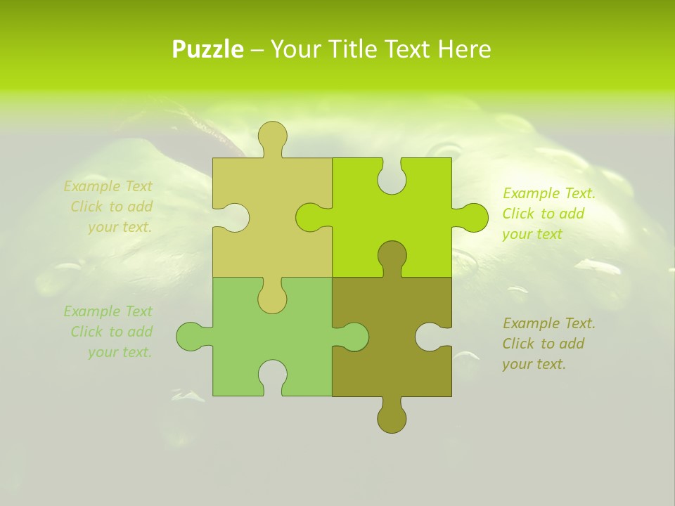 Apple Nutrition Drop PowerPoint Template