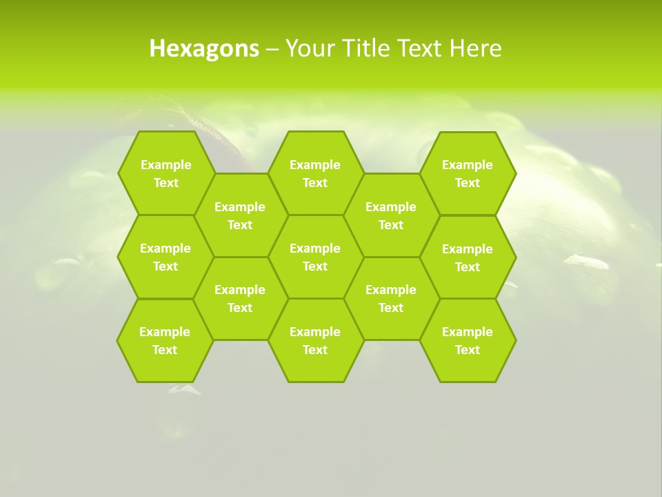 Apple Nutrition Drop PowerPoint Template