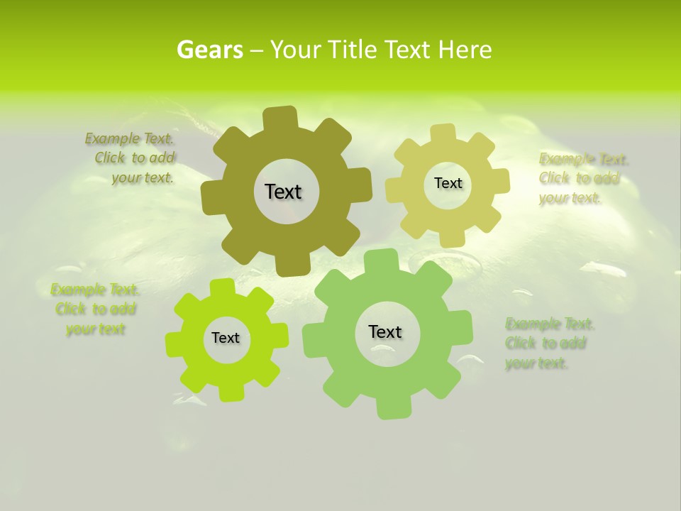 Apple Nutrition Drop PowerPoint Template