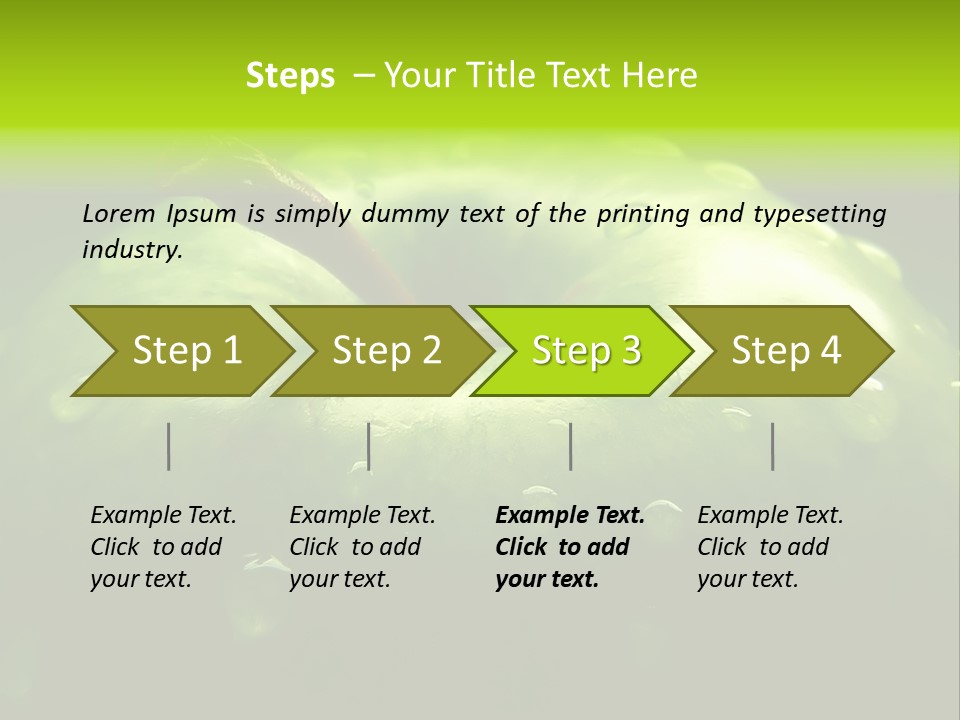 Apple Nutrition Drop PowerPoint Template